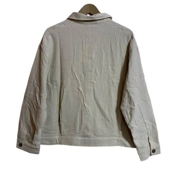 DownEast Women's 100% Cotton Quilted Jacket in Natural Size XL NWT​ - Picture 7 of 7